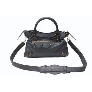 BALENCIAGA City Giant Handbag Shoulder Bag Moss Green